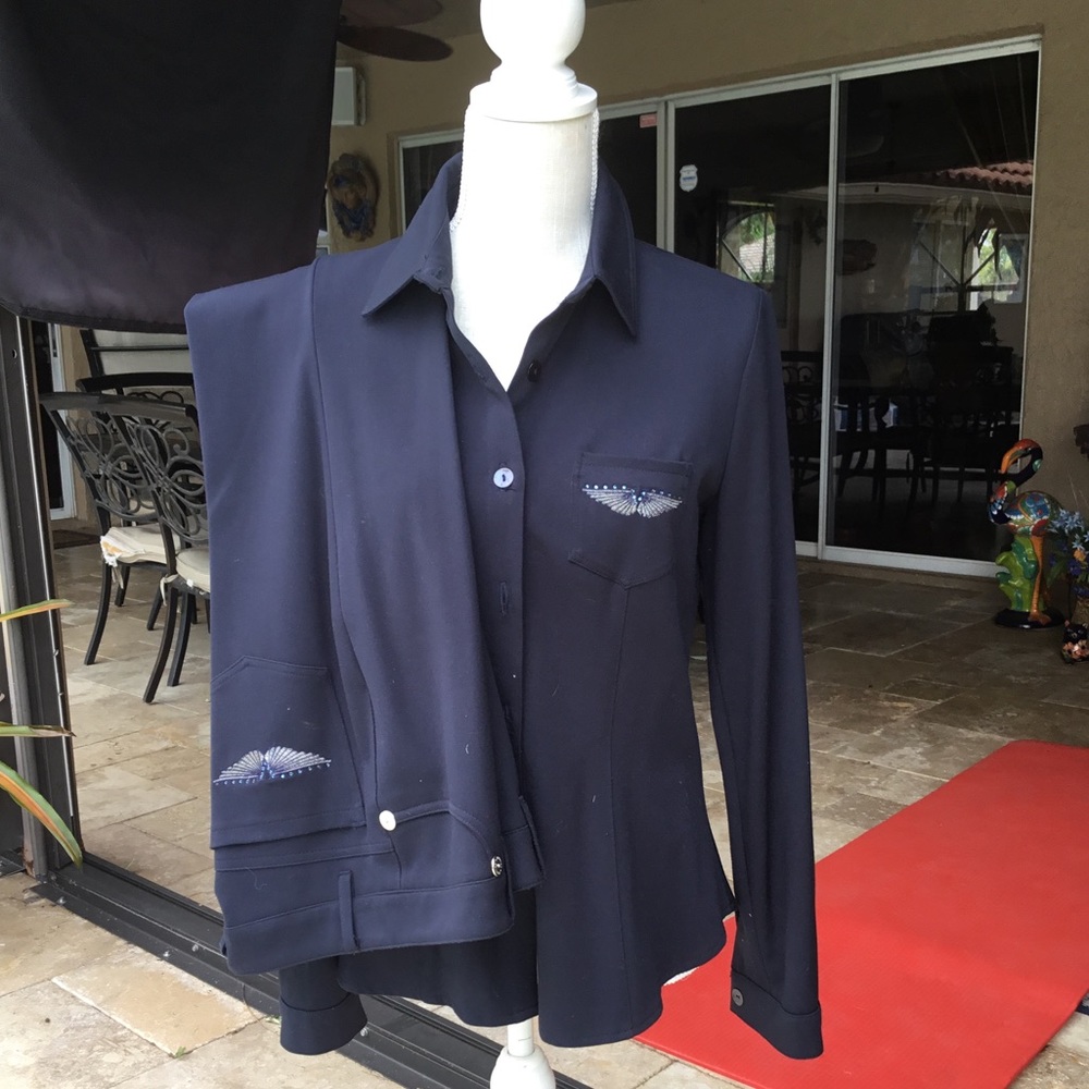 Custom Tailored Pant & Button Down Vertigo Set